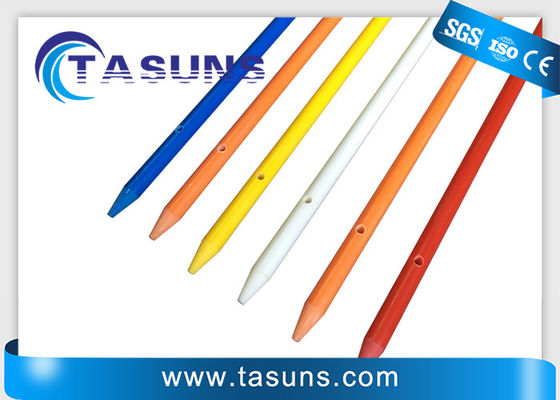 ποιότητας  Round Pre Drilled Pultruded Fiberglass Rod Electric Fence Posts Rods εργοστάσιο