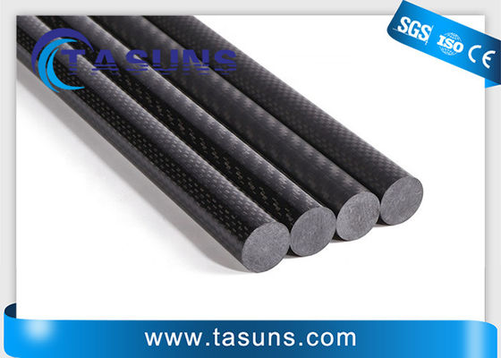 Ράβδος ινών άνθρακα Pultruded T300 με τη Dupont Delrin ή βίδες